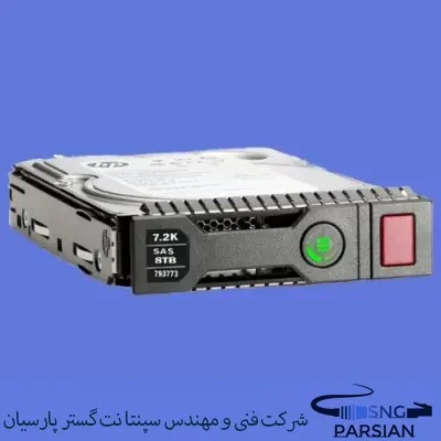 هارد سرور HP 8TB 12G SAS 7.2K LFF SC 512e Helium 793773-B21